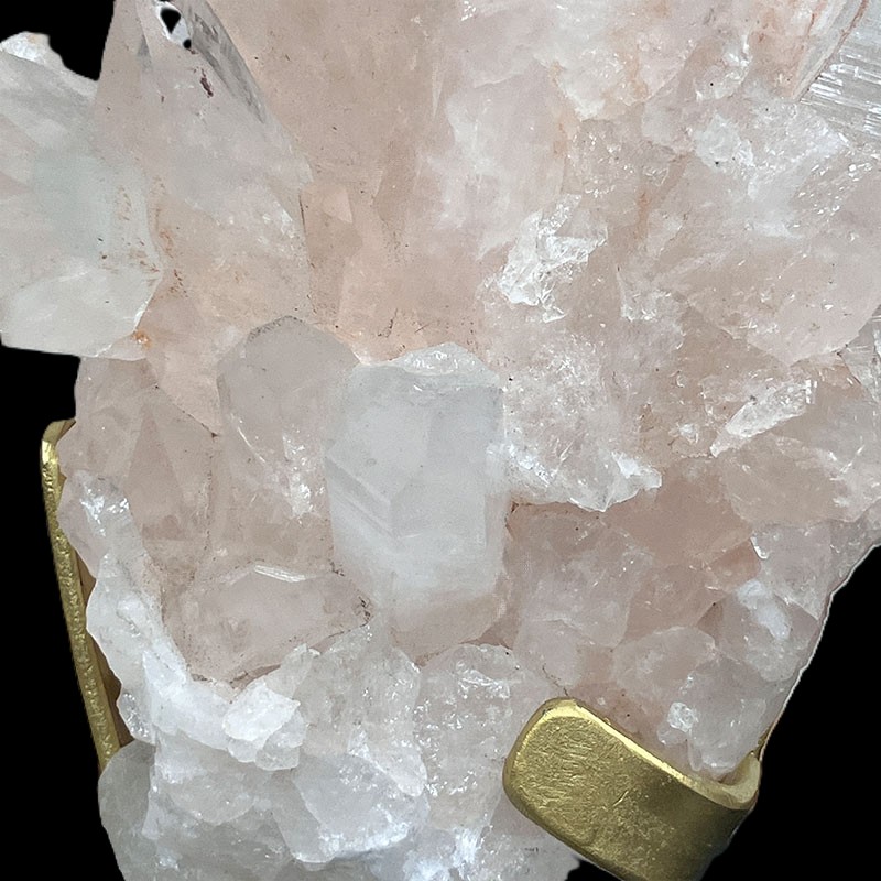 ヒマラヤ水晶クラスター鉄台付 約1.27kg No,4136｜原石 | 天然石